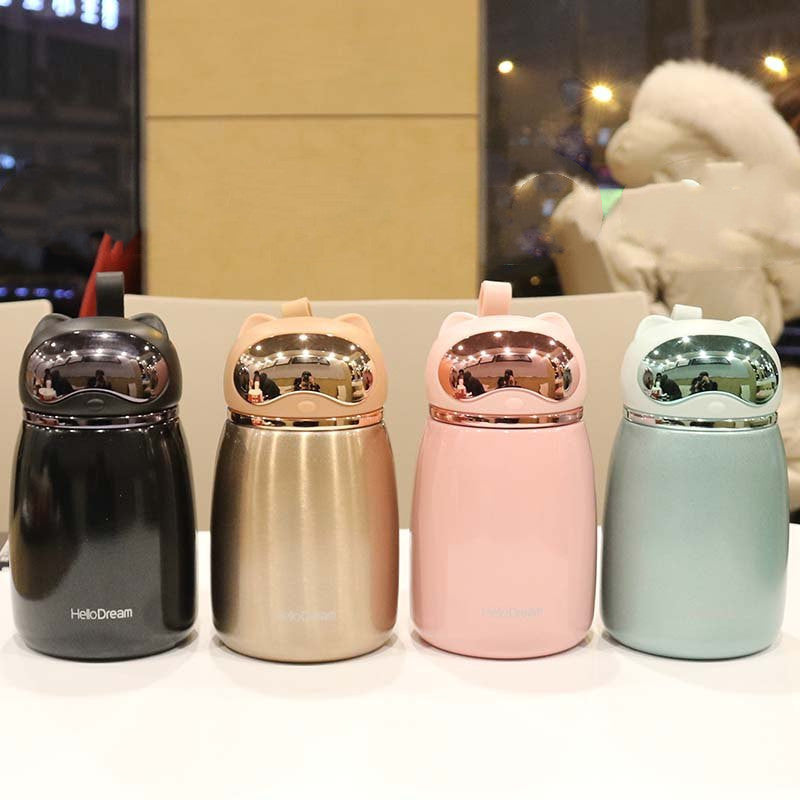 Fashion Creative Thermal Cup Portable And Lovely For Women