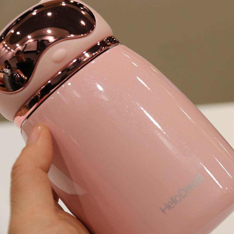 Fashion Creative Thermal Cup Portable And Lovely For Women